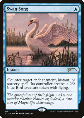 Swan Song (091) card from Secret Lair Drop Series