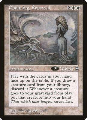 Enduring Renewal (3rd Place) (Arena League) card from Oversize Cards
