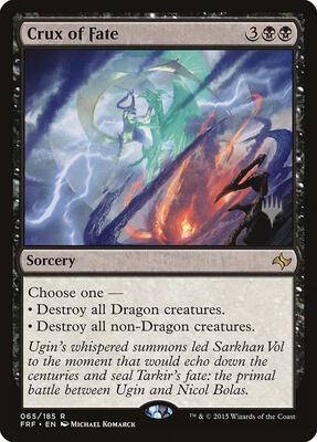 Crux of Fate card from Promo Pack: Ikoria