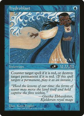 Hydroblast (3rd Place) (Arena League) card from Oversize Cards