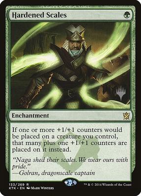 Hardened Scales card from Promo Pack: Ikoria