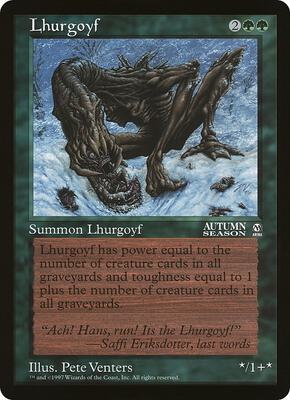 Lhurgoyf (Arena League) card from Oversize Cards