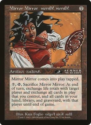 Mirror Mirror (2nd Place) (Arena League) card from Oversize Cards
