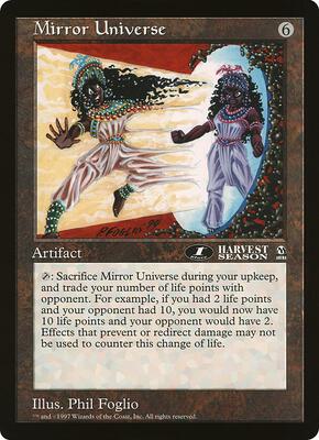 Mirror Universe (1st Place) (Arena League) card from Oversize Cards