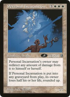 Personal Incarnation (2nd Place) (Arena League) card from Oversize Cards