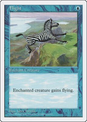 Flight card from Fifth Edition