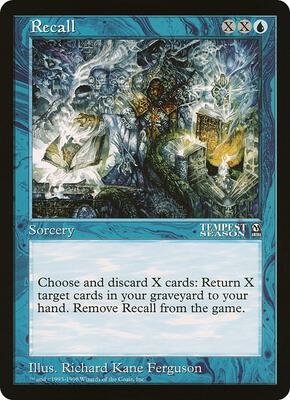 Recall (Arena League) card from Oversize Cards