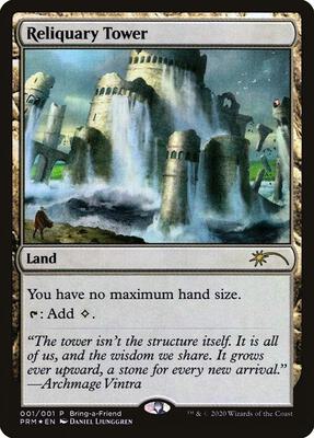 Reliquary Tower (Bring a Friend Promo) card from Unique and Miscellaneous Promos