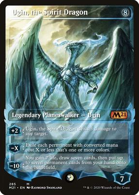 Ugin, the Spirit Dragon (Showcase) card from Core Set 2021