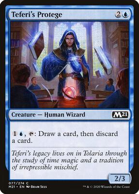Teferi's Protege card from Core Set 2021