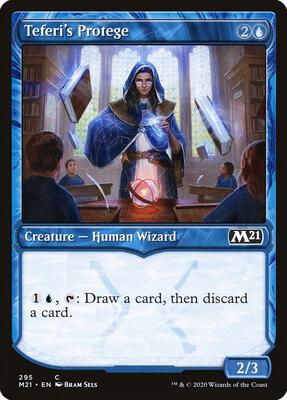 Teferi's Protege (Showcase) card from Core Set 2021