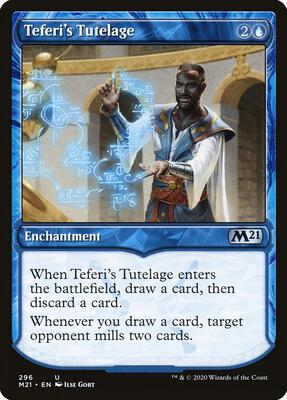 Teferi's Tutelage (Showcase) card from Core Set 2021