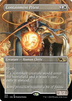 Containment Priest (Alternate Art) card from Core Set 2021