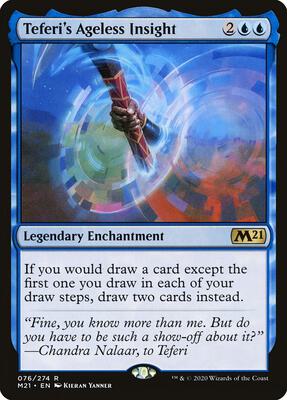 Teferi's Ageless Insight card from Core Set 2021