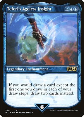 Teferi's Ageless Insight (Showcase) card from Core Set 2021