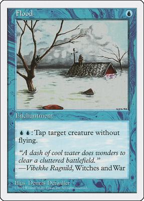 Flood card from Fifth Edition