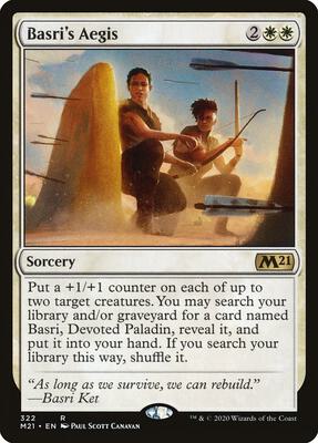 Basri's Aegis card from Core Set 2021