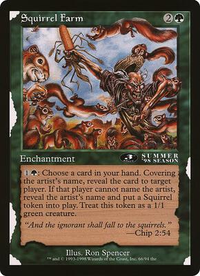 Squirrel Farm (3rd Place) (Arena League) card from Oversize Cards