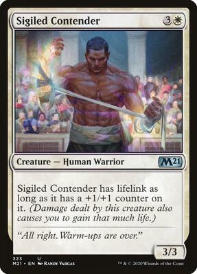 Sigiled Contender card from Core Set 2021