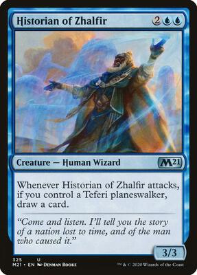 Historian of Zhalfir card from Core Set 2021