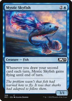 Mystic Skyfish card from Core Set 2021
