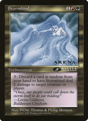 Stormbind (Arena League) card from Oversize Cards