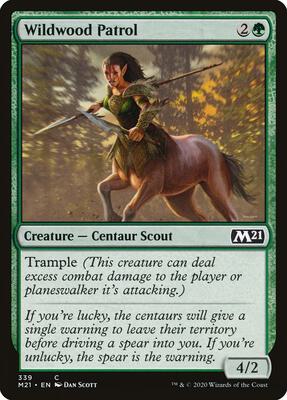 Wildwood Patrol card from Core Set 2021