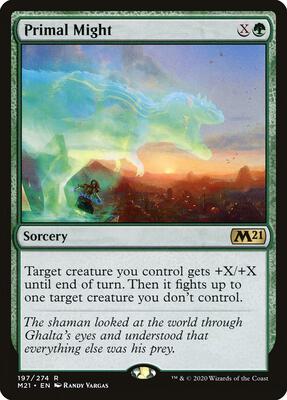 Primal Might card from Core Set 2021