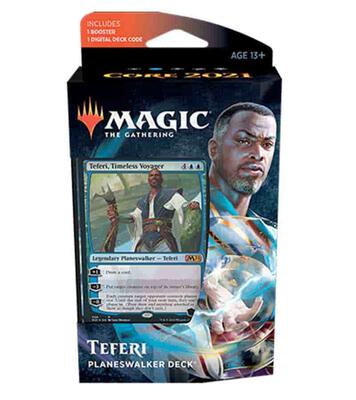 Core Set 2021 - Planeswalker Deck [Teferi] card from Core Set 2021