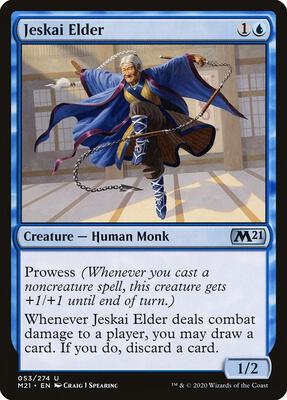 Jeskai Elder card from Core Set 2021