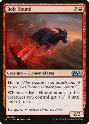Bolt Hound card from Core Set 2021