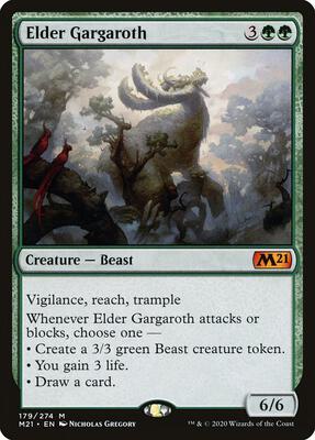 Elder Gargaroth card from Core Set 2021
