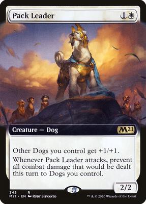 Pack Leader (Extended Art) card from Core Set 2021