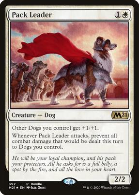Pack Leader (M21 Bundle) card from Unique and Miscellaneous Promos
