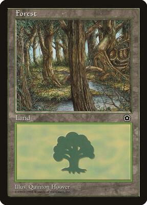 Forest (152) card from Portal Second Age