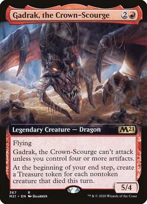 Gadrak, the Crown-Scourge (Extended Art) card from Core Set 2021