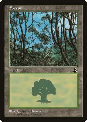 Forest (153) card from Portal Second Age
