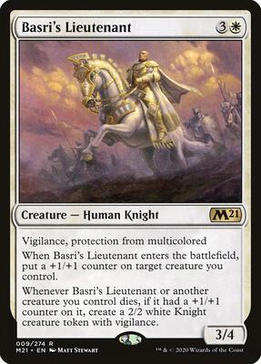 Basri's Lieutenant card from Core Set 2021