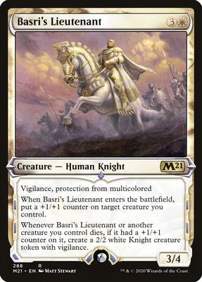 Basri's Lieutenant (Showcase) card from Core Set 2021