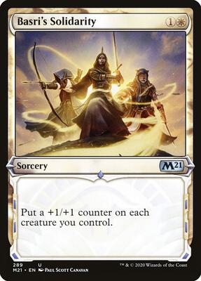 Basri's Solidarity (Showcase) card from Core Set 2021