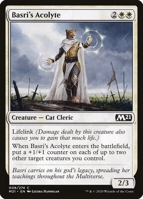 Basri's Acolyte card from Core Set 2021