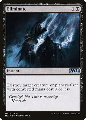Eliminate card from Core Set 2021