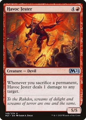 Havoc Jester card from Core Set 2021
