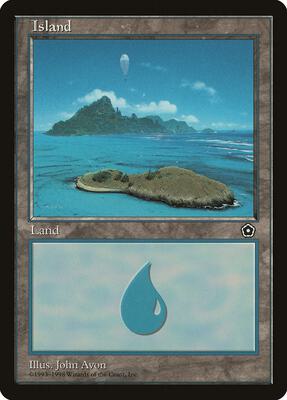 Island (155) card from Portal Second Age