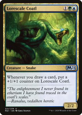 Lorescale Coatl card from Core Set 2021