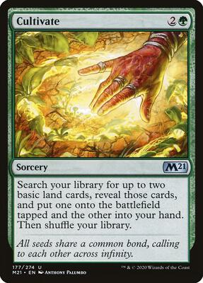 Cultivate card from Core Set 2021