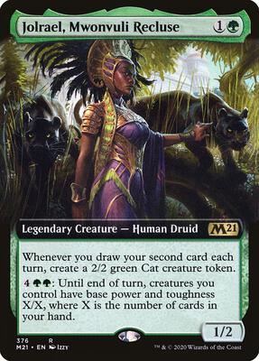 Jolrael, Mwonvuli Recluse (Extended Art) card from Core Set 2021