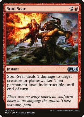 Soul Sear card from Core Set 2021