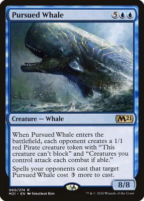 Pursued Whale card from Core Set 2021