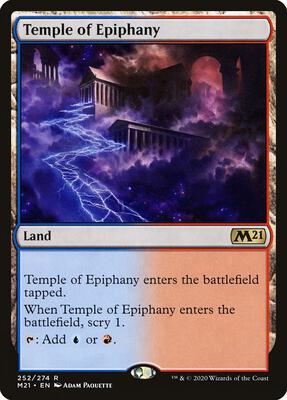Temple of Epiphany card from Core Set 2021